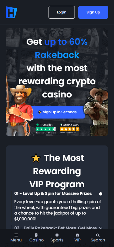 Heybets_Casino_homepage_mobile