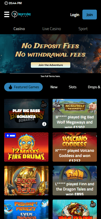 Neptune_Play_Casino_homepage_mobile