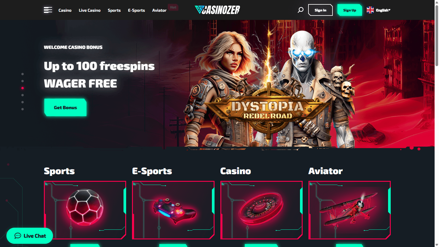casinozer_homepage_desktop
