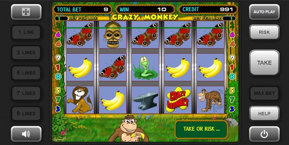 Скриншот Crazy Monkey Classic